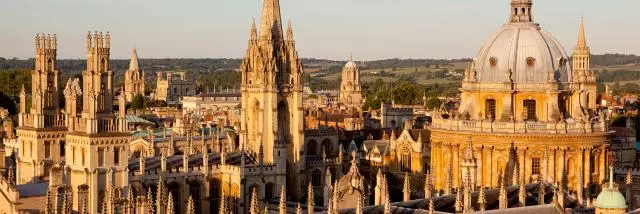 Dreaming spires of Oxford.